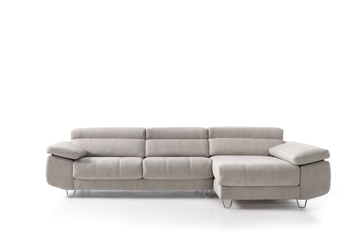 Sofagrup sofa Regina Chaise de tres plazas mozart light grey